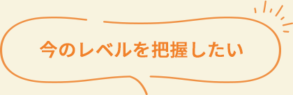 今のレベルを把握したい