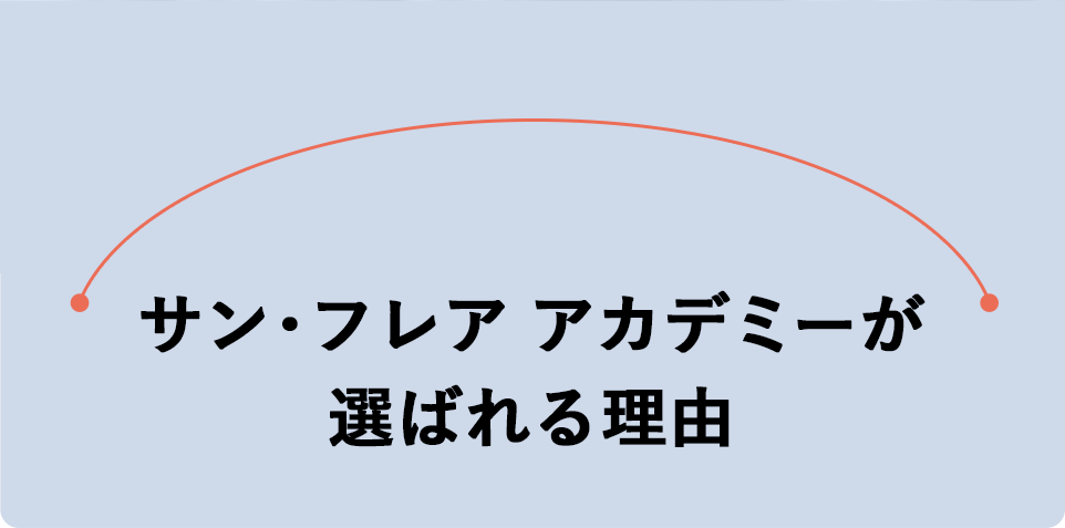 サン・フレア アカデミーが選ばれる理由